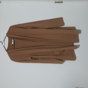 Long line cardigan - women's XL - beige/tan soft and stretchy Zenana